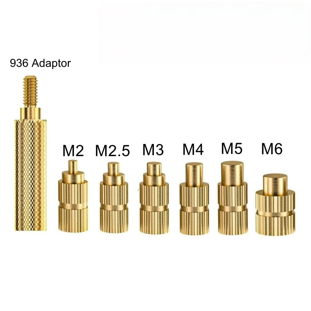 Heat Insert Nut Soldering Tip Adapter for TS100/101 Pine64 Pinecil Series M2-M6 Indenter Insertion Soldering Iron Tip Adapter