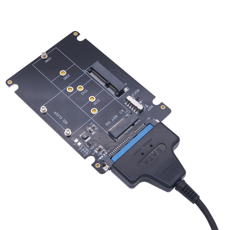 mSATA M2 USB-адаптер Корпус SSD Externo USB 3.0 M.2 к USB mSATA SSD M2 SSD в USB3.0 Конвертер Riser 2,5 дюйма Корпус USB 3 Адаптер
