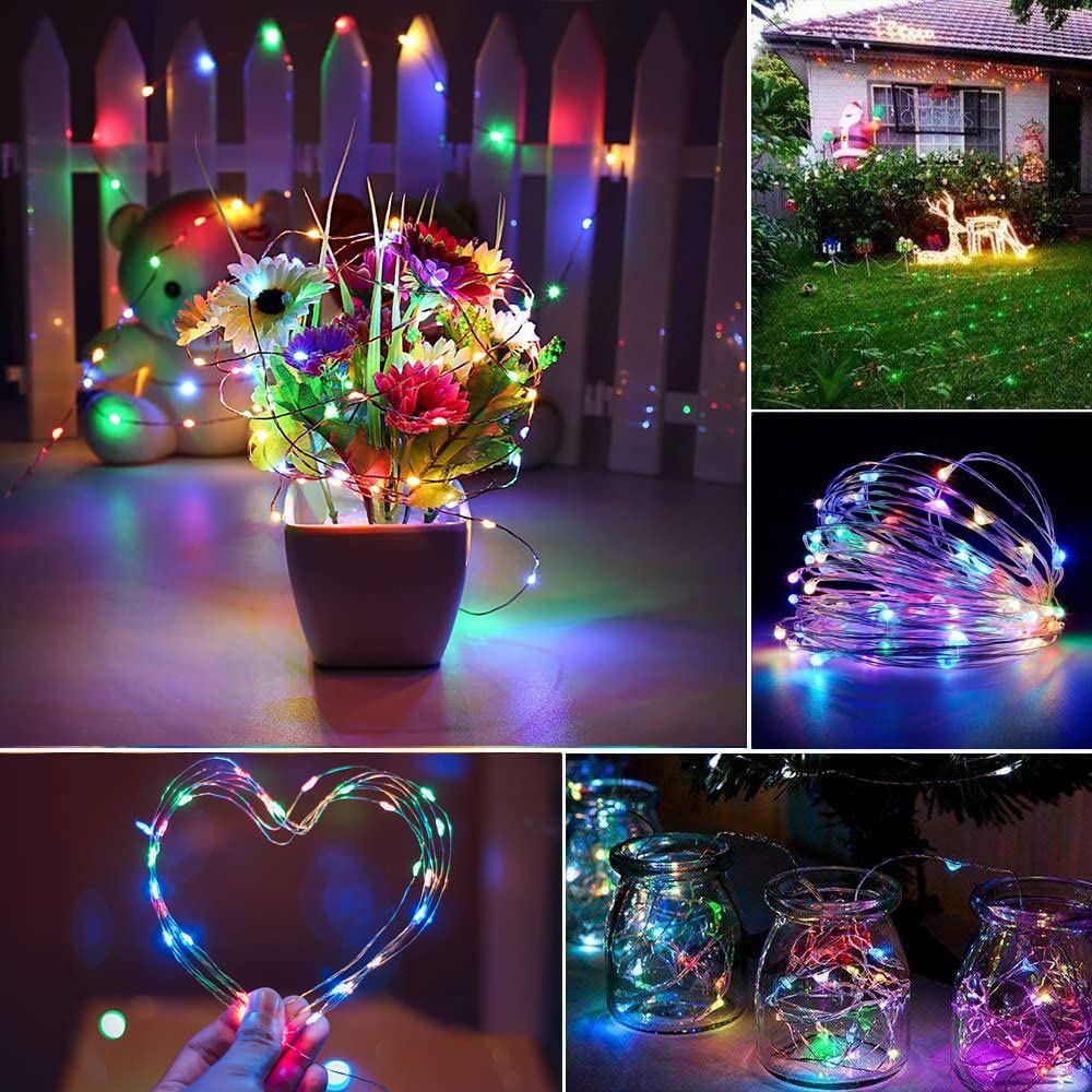 30M Copper Wire LED Lights String USB Battery Waterproof Garland Fairy Light Christmas Wedding Party Decor Holiday Light Navidad