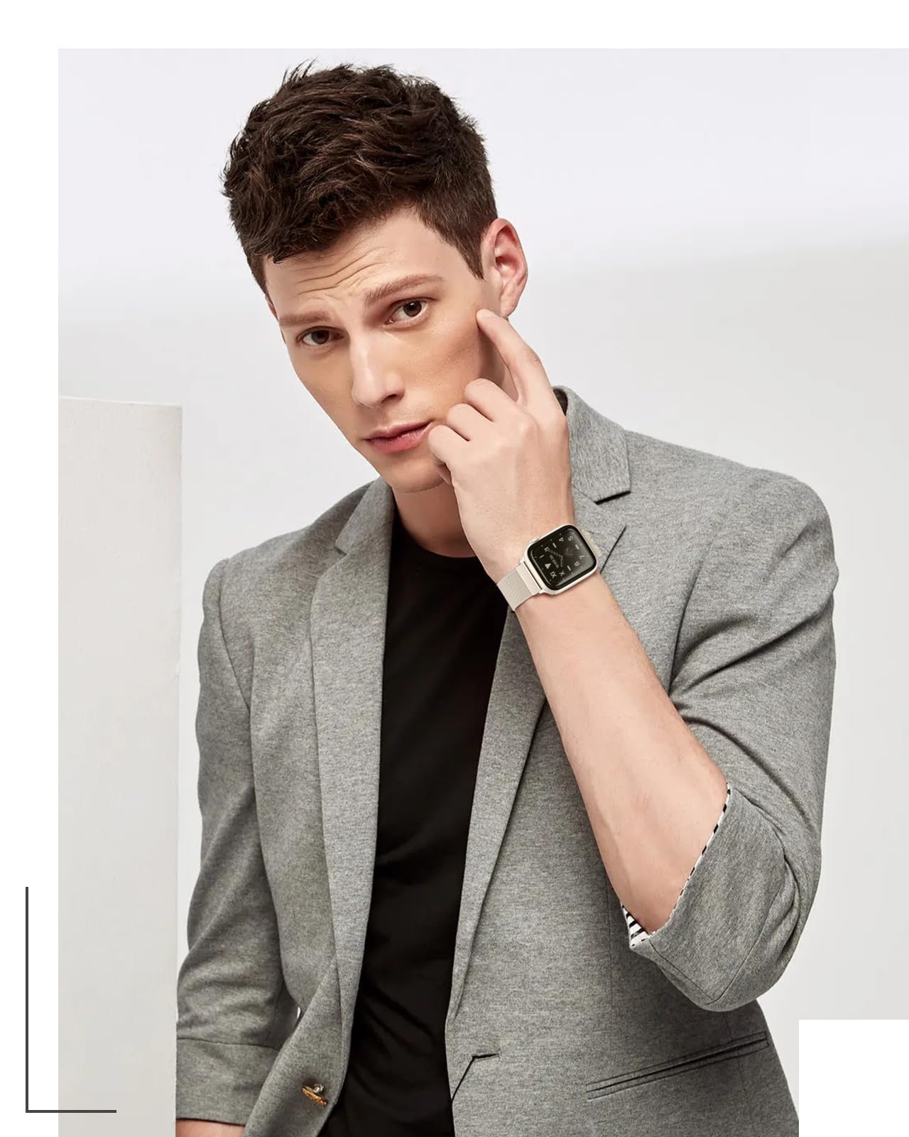 Correa milanesa para apple Watch Band 44mm 40mm 45mm 49mm 41mm 38mm 42 44 mm pulsera iwatch Series 9 3 6 5 SE 7 8 10 Ultra 2 Band