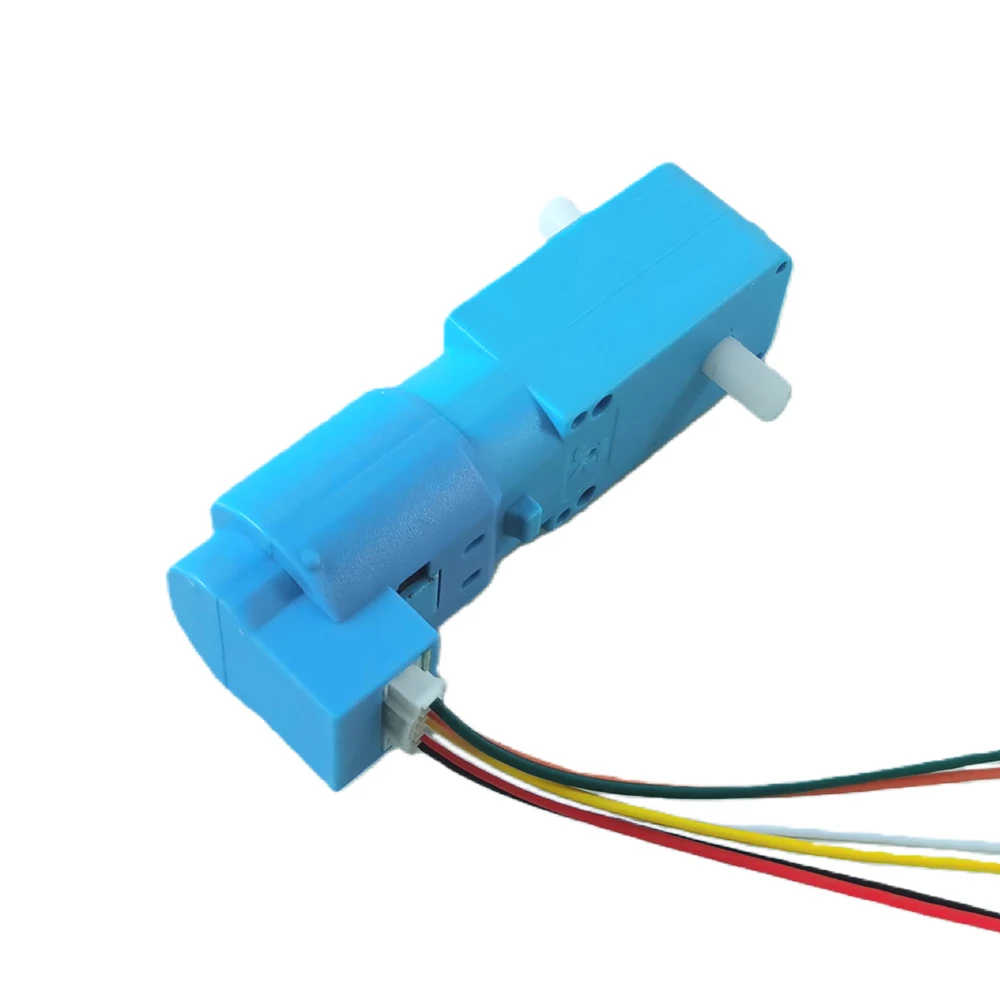 Neue TT Motor mit Halle Encoder für Arduino Raspberry Pi 3-6V Dual Welle Ausgerichtet BOX DC Elektrische motor DIY STEM Spielzeug Teile