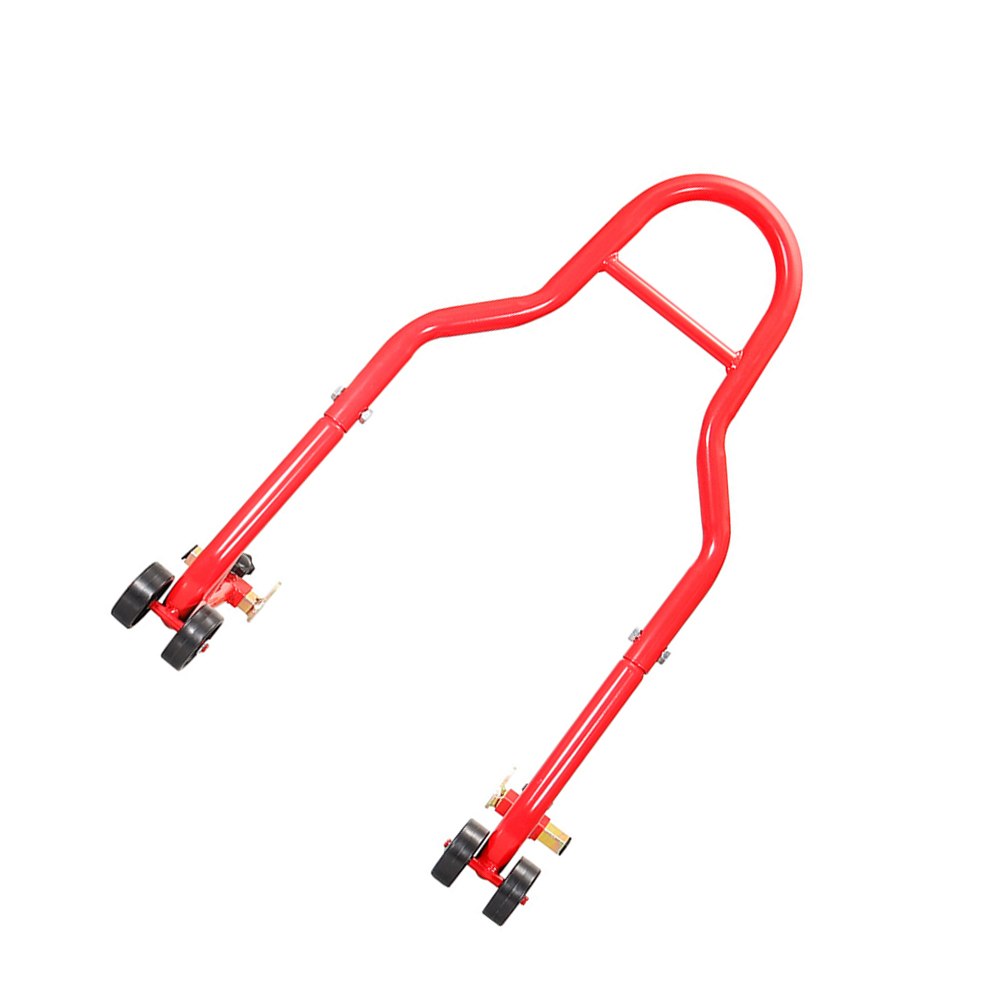 Motorcycle Universal Red Rear Wheel Support Stand Wheel Stand Auto Aheel Support Frame Tire Repairing Tool