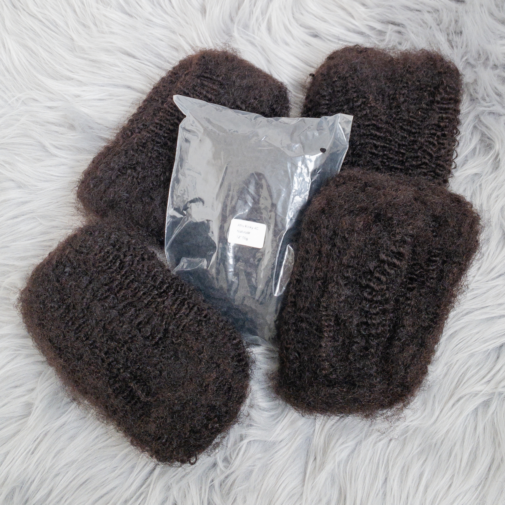 50 г/шт. QVR 4C афро-кудрявые человеческие волосы для локонов, плетение волос Remy, пучок волос 10-18 дюймов, бразильские волосы Remy Bulk, без утка, натуральные