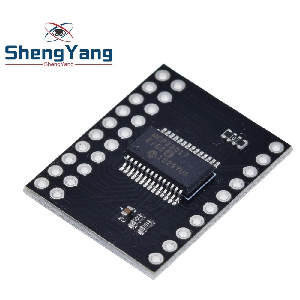 MCP23017 Modulo di interfaccia seriale TZT IIC I2C SPI MCP23S17 Pin di espansione I/O a 16 bit Modulo di interfaccia seriale 10 Mhz