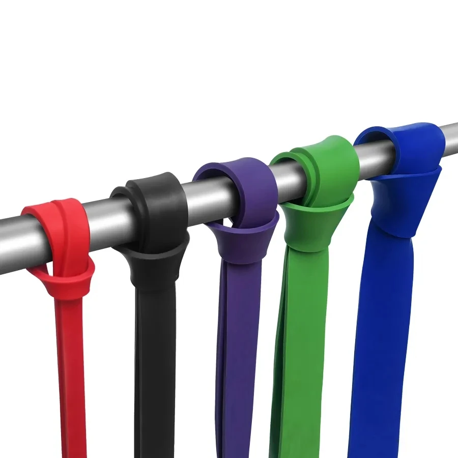 Banda de resistencia de látex resistente, cinturón elástico deportivo, bandas de asistencia para tirar hacia arriba para Pilates, entrenamiento, forma de Fitness, cuerpo, gimnasio en casa