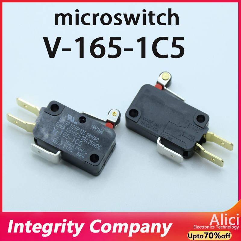 Micro-interrupteur V-165-1C5 16A 250V pour bouton de fin de course de voyage OMRON d'origine