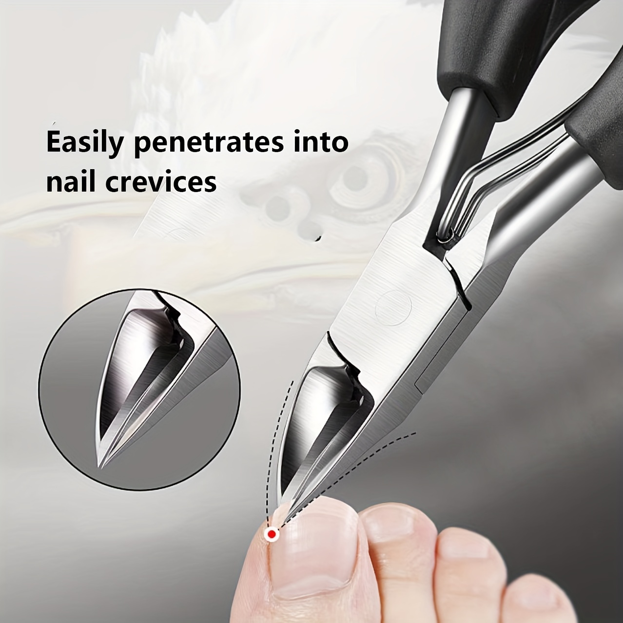 Profesjonalne obcinaczki do paznokci, korektor do grubych, wrastających paznokci, trymer do paronychiei, obcinacz do krawędzi, nożyczki do manicure i pedicure.