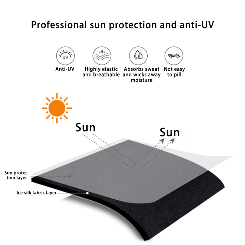 滑り止めレッグウォーマー,冷却スポーツギア,アイスシルク,UV保護,サイクリングおよびランニング脚スリーブ,夏