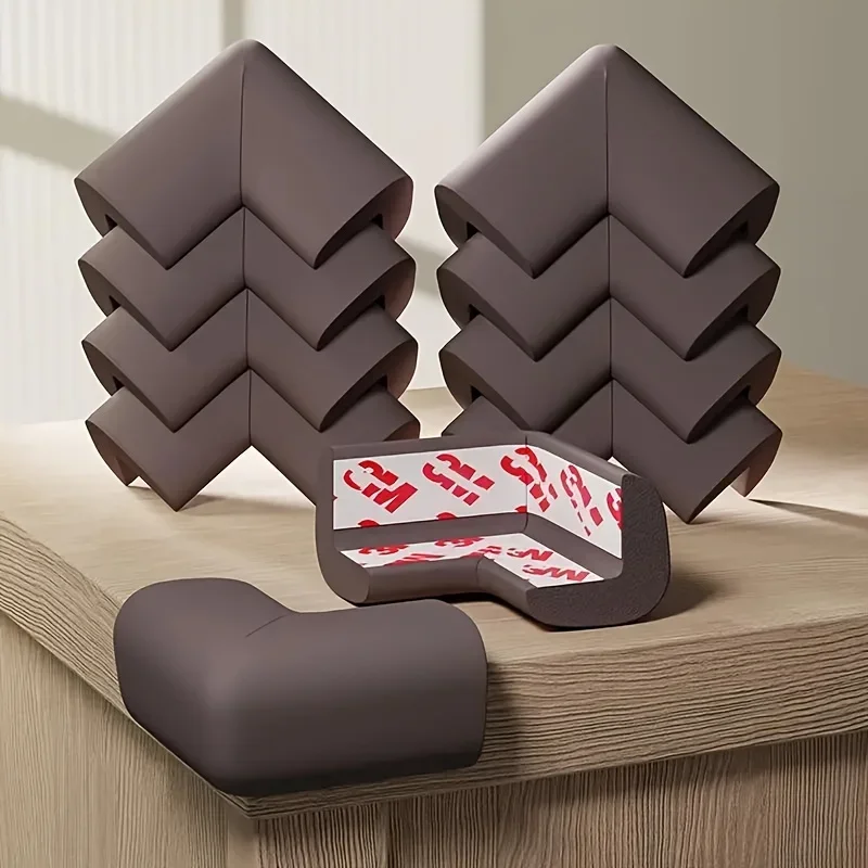 Coins de sécurité pour bébé, 10 pièces, coins à bords souples pour la maison, Protection de sécurité pour nourrissons, Protection de meubles, couverture de Protection de Table