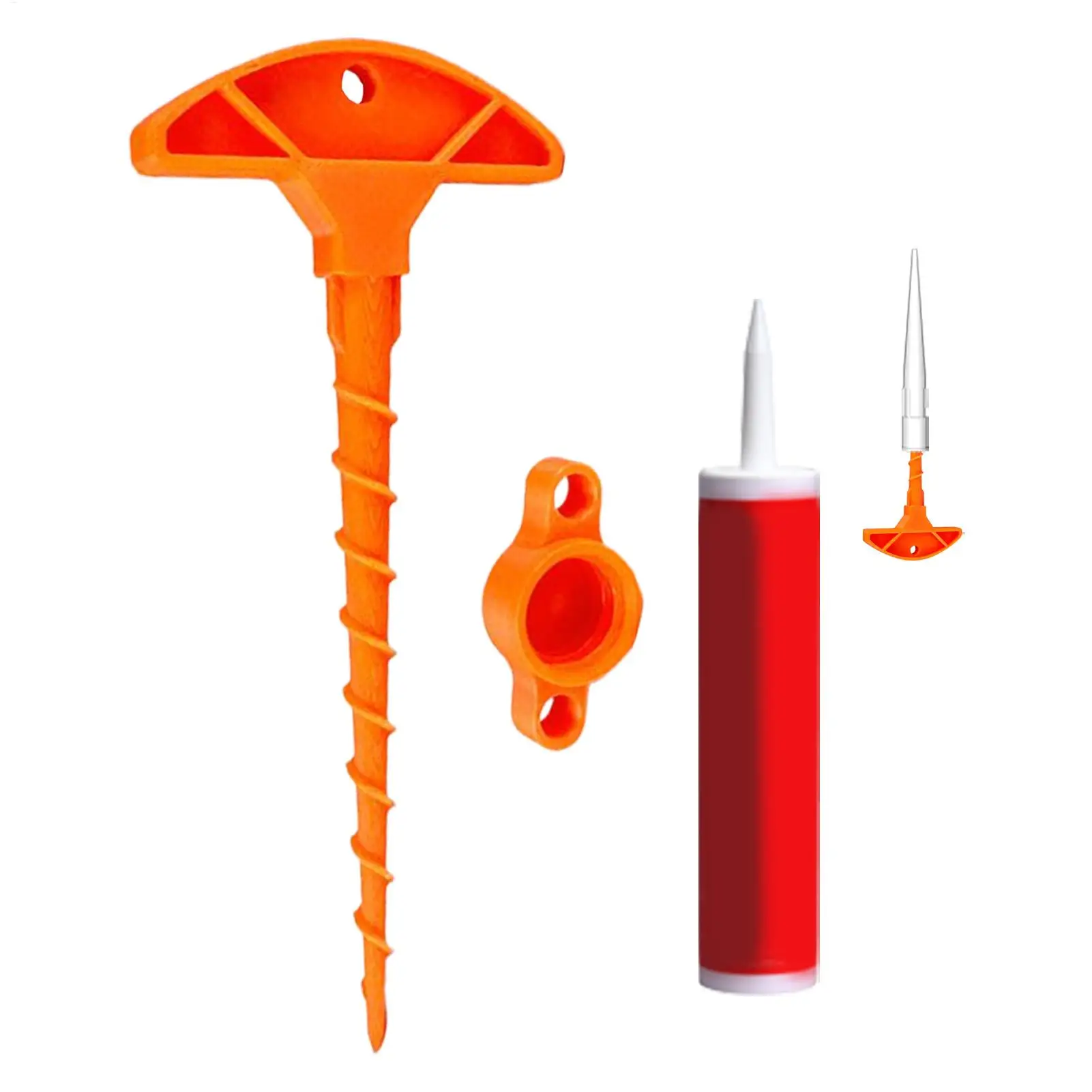 Sealant Nozzle Cleaner & Lid Caulk Plug Caulk Nozzle Tip Sealant Applicator Unclogger Prevents Drying For Glass Caulk Tubes