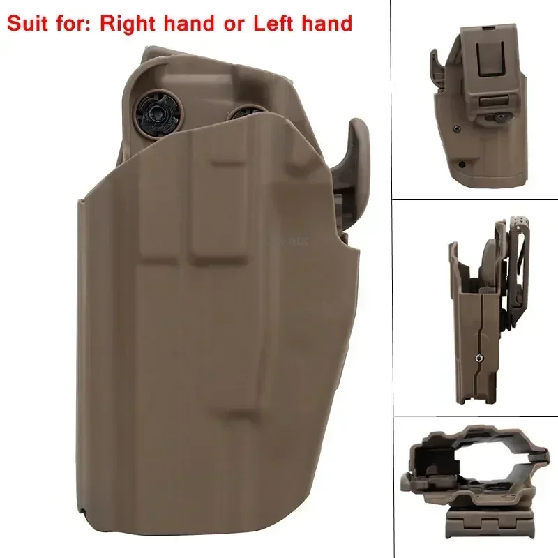 Funda de pistola táctica para GLock 17 20 21 22 37 SIG P226, fundas de cintura para pistola de tiro de caza, funda para pistola de combate Airsoft