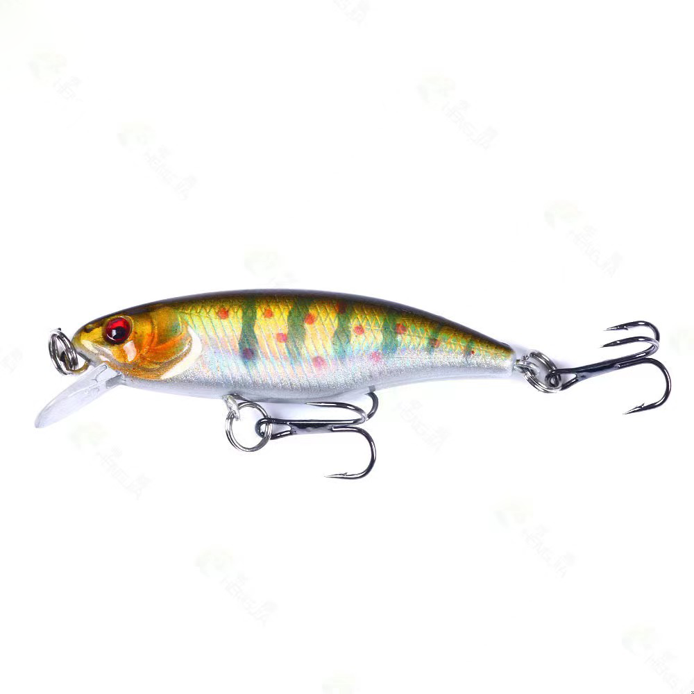Señuelos de pesca de pececillo que se hunden, modelo popular japonés, 52mm, 4,5g, Jerkbait, Lucio, Carkbait, Wobblers, Swimbait, cebo duro profesional