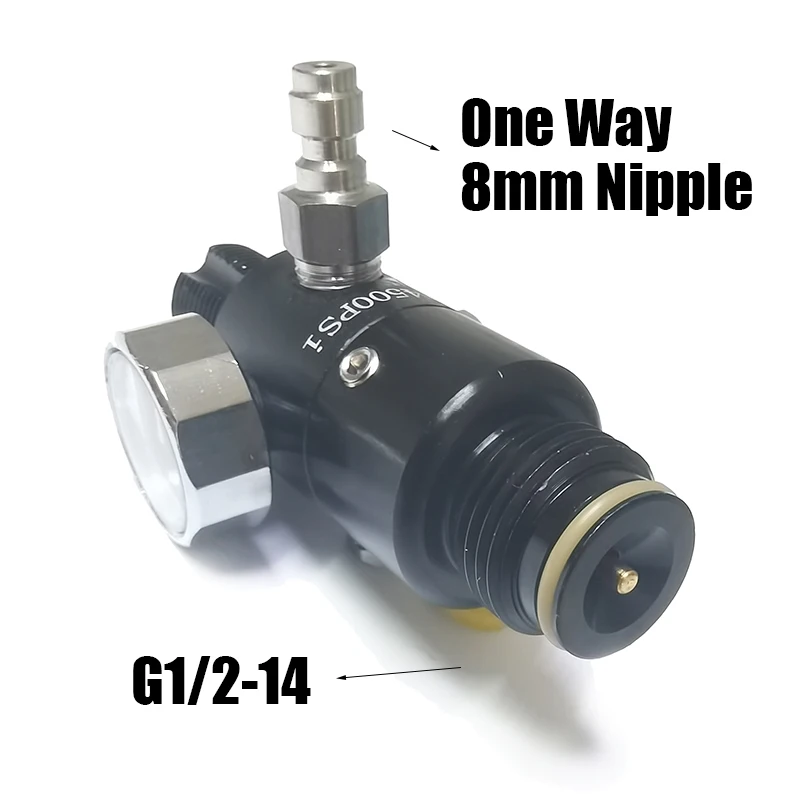 Cylinder M18*1.5 Regulator Compressed Air 4500psi Tank Bottle Output Pressure 800psi to 3000psi HPA Accessories