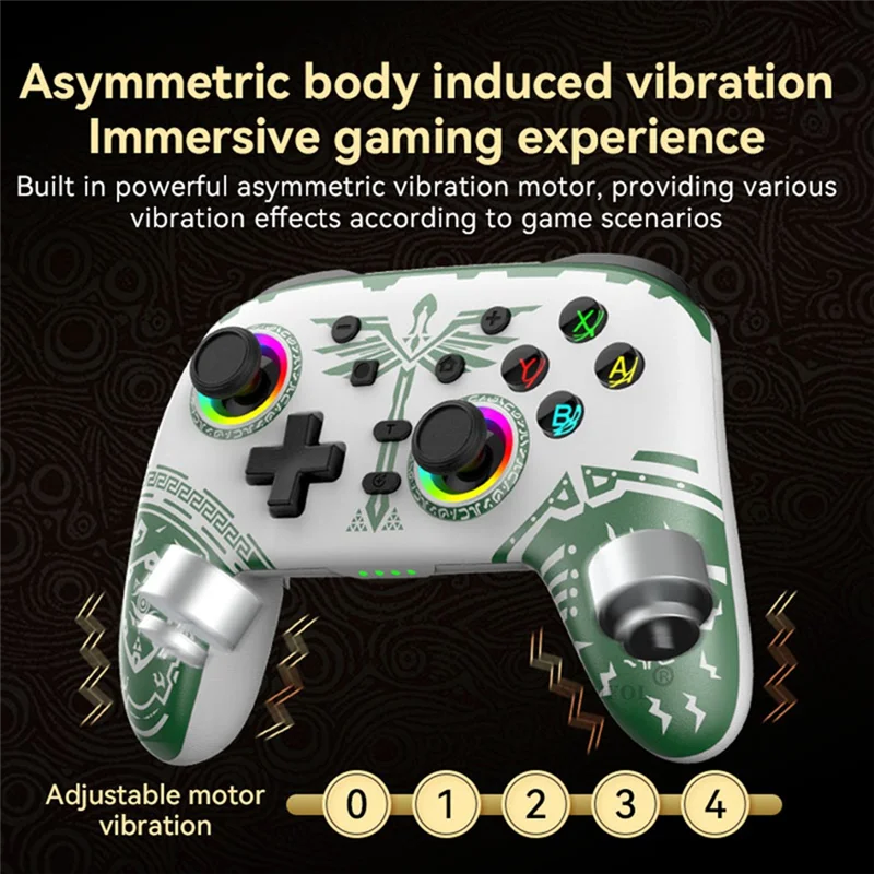 AM-Tears Of The Kingdom Pengendali Game untuk Joystick Gamepad Konsol Game OLED Switch Pro-A