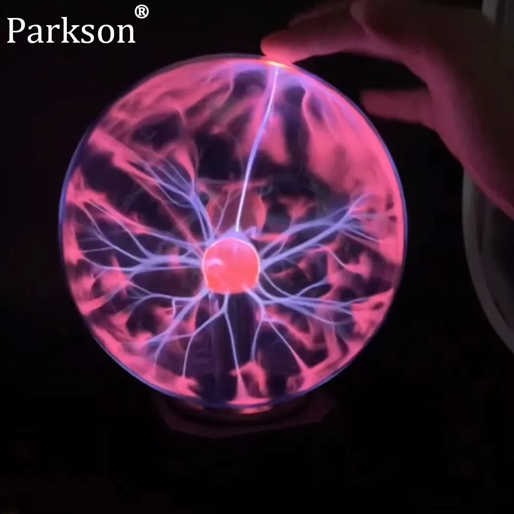 3/4/5/6/8 cali nowość magiczna plazma lampa dotykowa dziecko prezent świąteczny dekoracja stołu wewnętrznego szklana kula lampki nocne