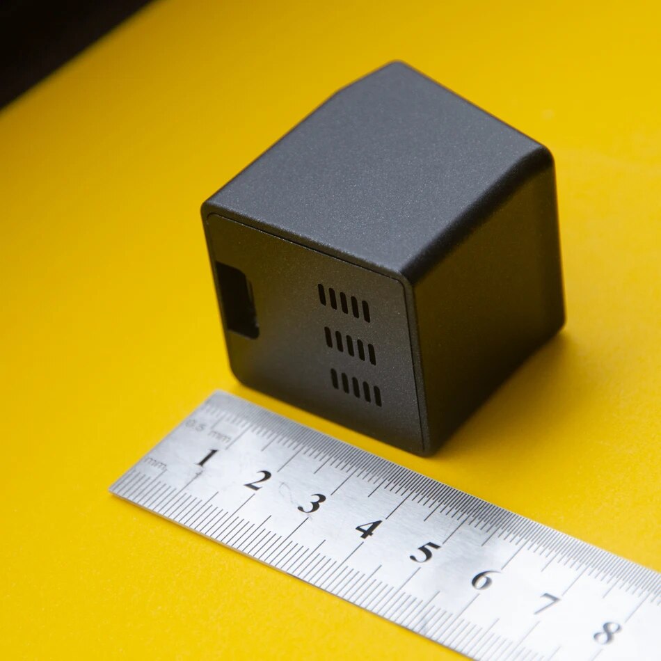 Super Cool Mini WiFi Desktop Weather Digital Clock Station with IPS LCD Screen Gadget for Decoration