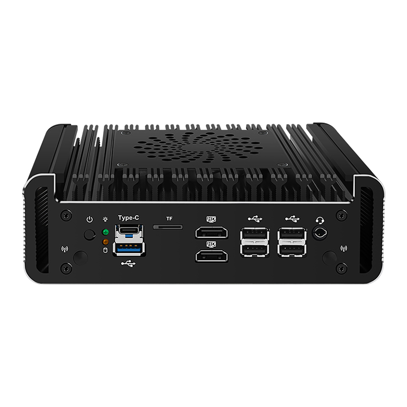 Lüfterloses Intel I3 N305 N355 Industrial Mini PC Micro Firewall Appliance, 2 * i226 LAN Ports 2x10G SFP+ Home Network Pfsense Router