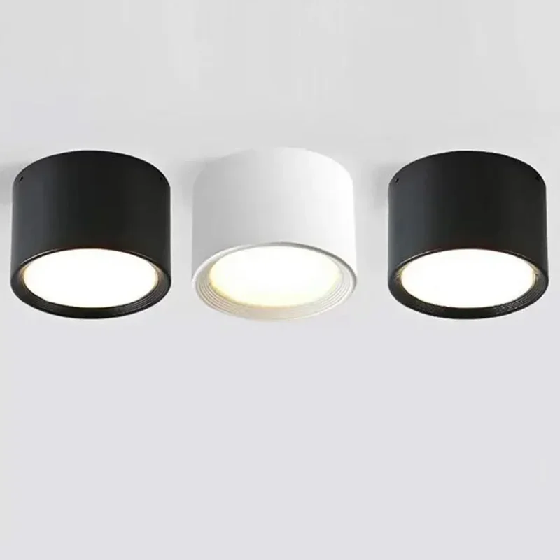 Nordic modern surface mounted downlight LED ceiling light spotlight 5W 7W 9W 12W 15W 20WAC110V220V LED downlight indoor lighting