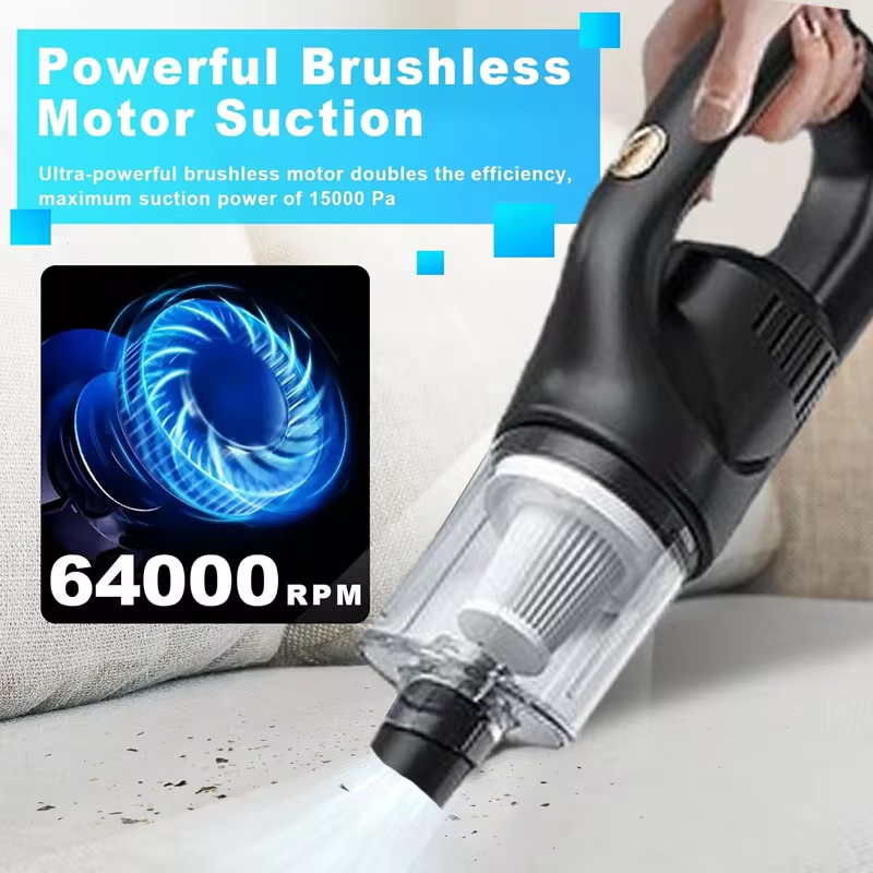 Portable Rehargeable Handheld Vacuum Wireless Handheld Vacuum Cleaner Auto For Home Car Pet Mini Cordless Vacuum Cleaner 2024