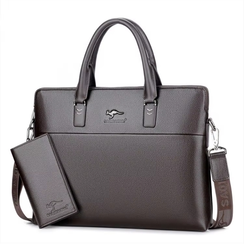 Männer Leder Schulter Tasche Business Für Mann Berühmte Marke Umhängetasche Messenger Computer Tasche Männlichen Anwalt Luxus Handtaschen Bolso Hombre