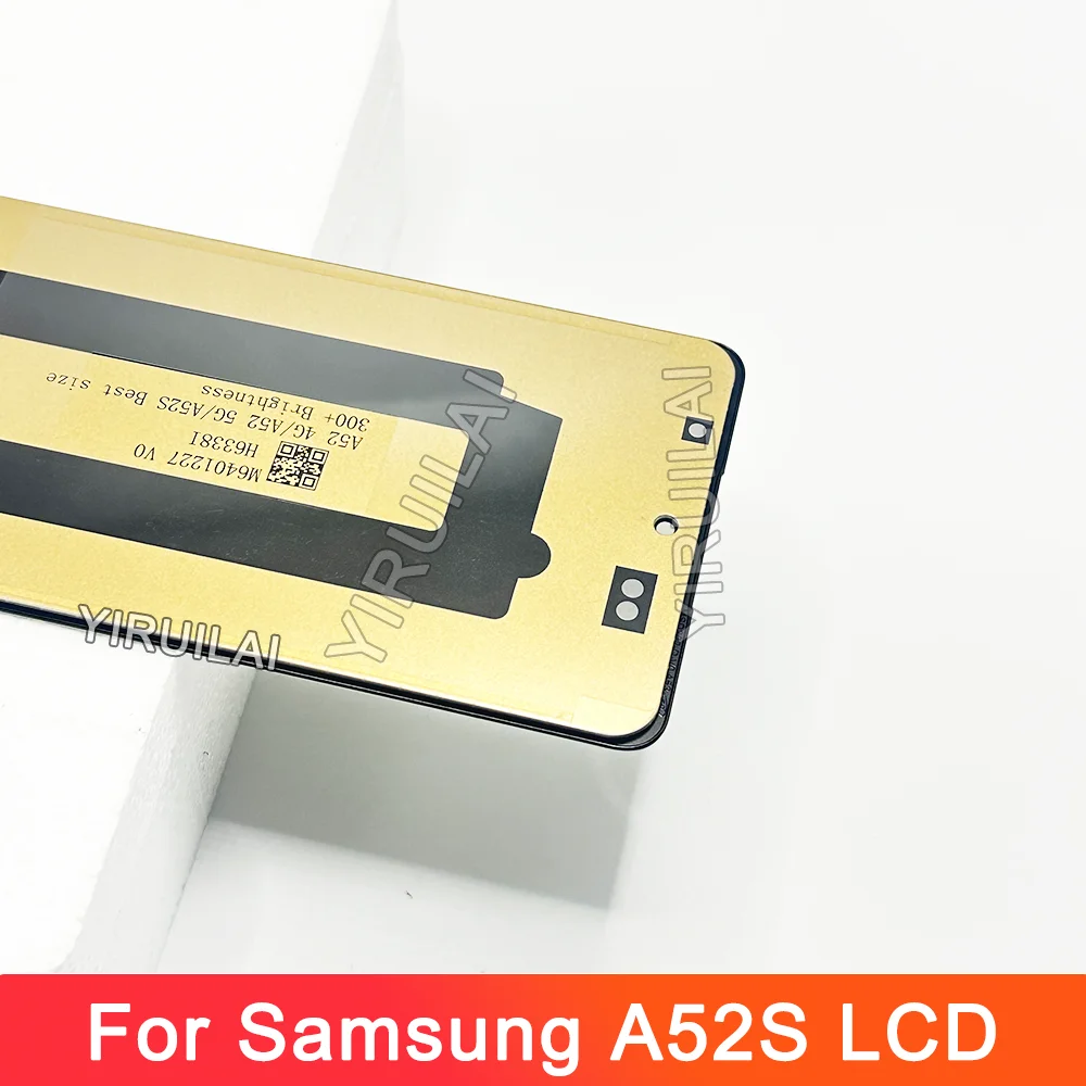 6.5 "LCDสําหรับSamsung A52S 5Gเปลี่ยนหน้าจอ,สําหรับSamsung A52s A528 A528N SM-A528BจอแสดงผลLCD Touch Screen Digitizer