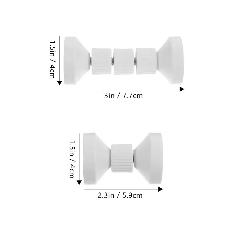 2pcs Bed Stoppers for Headboard Adjustable Stabilizer Threaded Bed Frame Stopper Headboard Stoppers for Bed Cabinet Sofa NEW