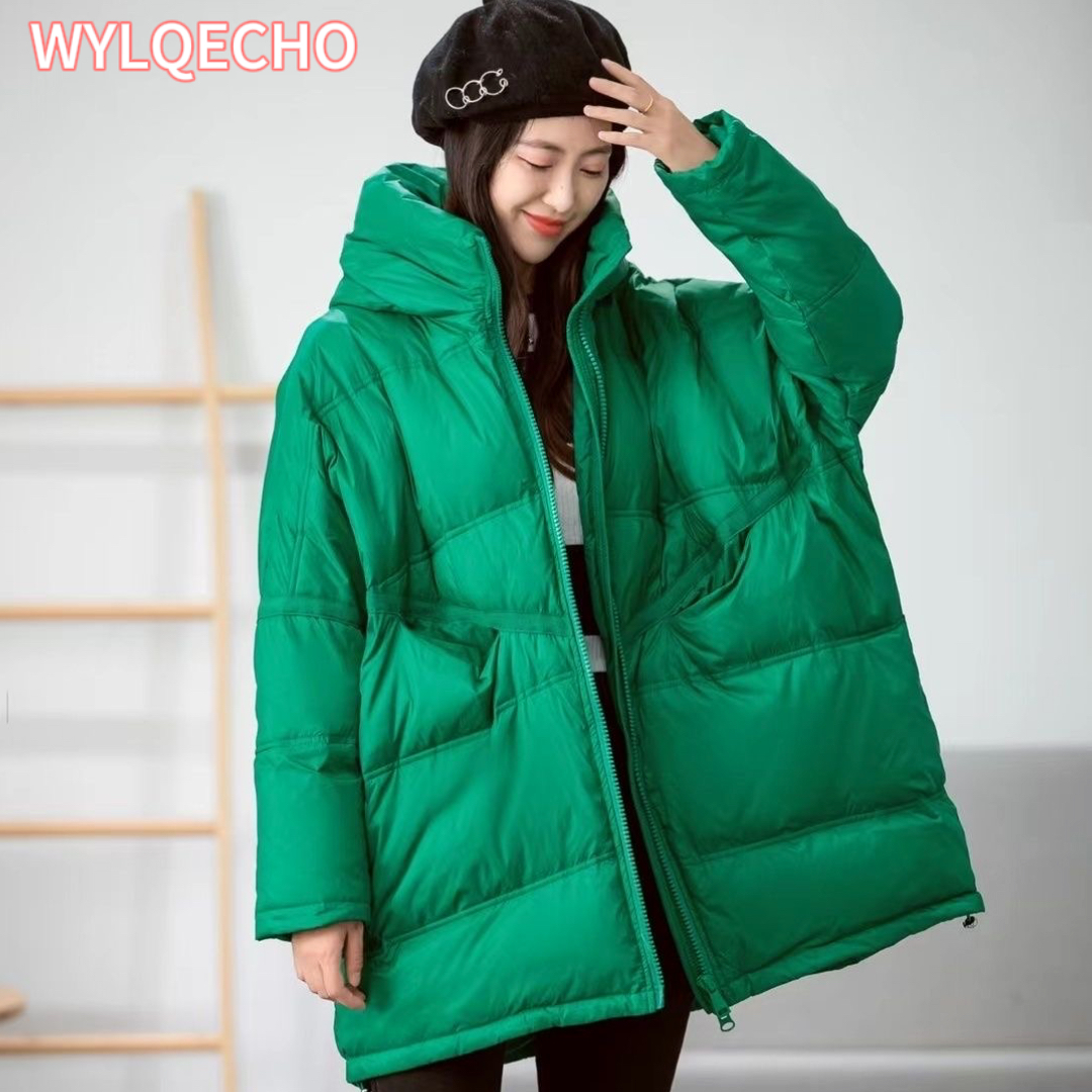 2023แจ็คเก็ตขนเป็ด90% สีขาวสำหรับผู้หญิง, เสื้อคลุมขนเป็ดขนเป็ดมาใหม่สำหรับฤดูหนาว