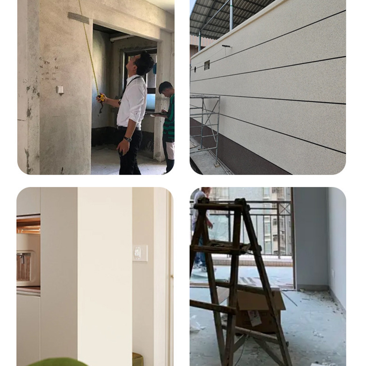 Ferramentas de polimento de parede polidor abs lixadeira manual espátula de canto com alça ferramenta de canto de drywall para parede, amarelo