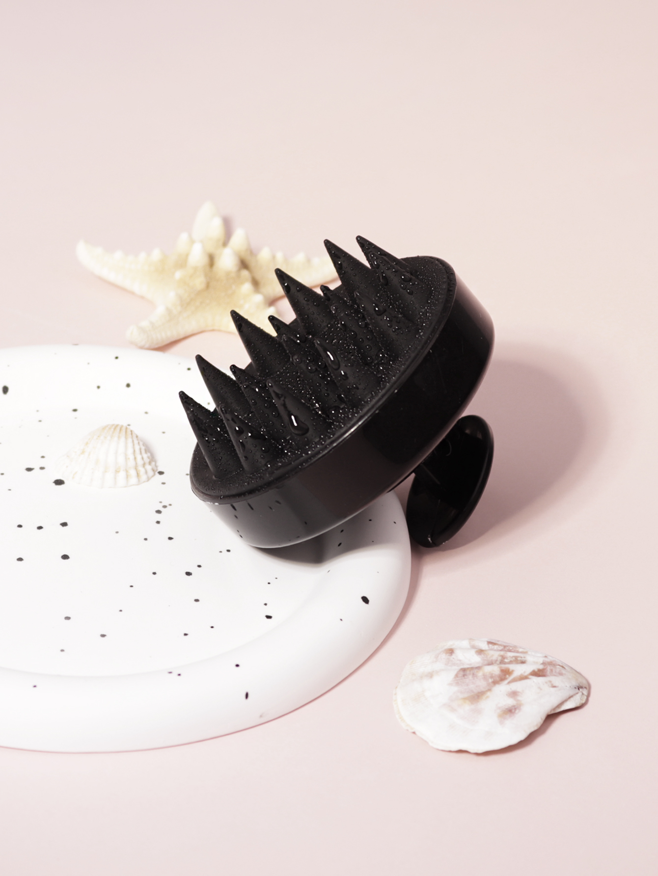 1 spazzola per shampoo per massaggiatore per cuoio capelluto, spazzola per la pulizia del cuoio capelluto, silicone, per la rimozione della forfora, spazzola per la crescita dei capelli