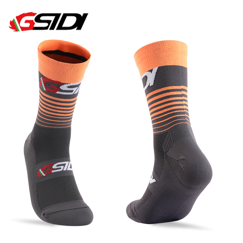 Gsidi 남녀 공용 사이클링 양말, 고품질, 압축, 아웃도어 자전거, 러닝 프로 스포츠, 신제품
