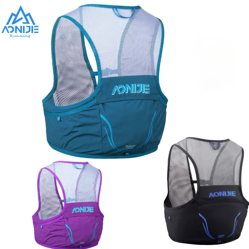 AONIJIE C932S 2.5L แบบพกพา Hydration Pack วิ่ง Rugzak Rugzak กระเป๋าเสื้อกั๊ก Harnas สําหรับ Wandelen Camping การแข่งขันมาราธอนปีนเขา