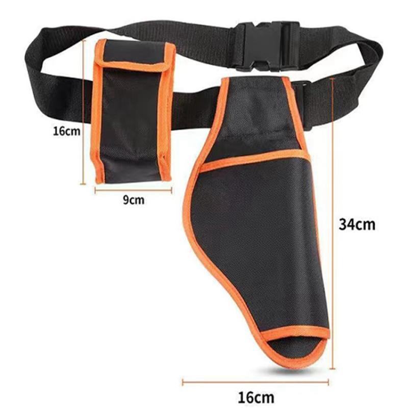 3 Stück orange schwarz Werkzeug Geldbörse Set Gartens chere elektrische Schnitts chere Garten elektrische Schere tragbare Geldbörse