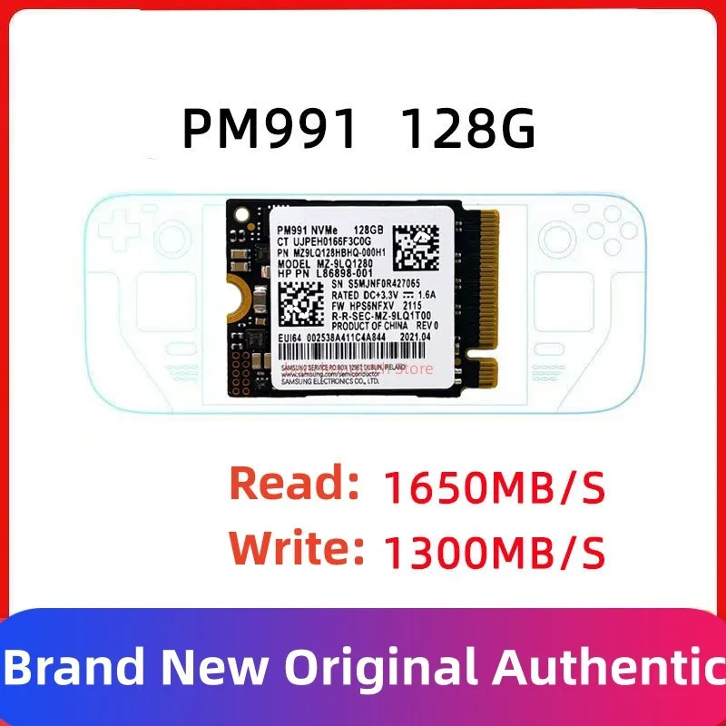 New PM991 M.2 128G 2230 Nvme handheld device expands Steam deck hard drive For Samsung