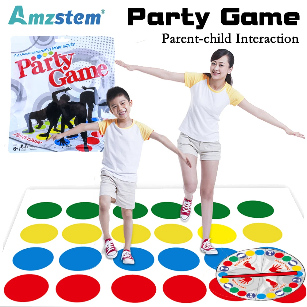 ตลก Twist BOARD เกม Body Twist Move MAT ผู้เล่นหลายคนเกมในร่มกลางแจ้งของเล่นสําหรับเด็กผู้ใหญ่เกมสําหรับของขวัญครอบครัว