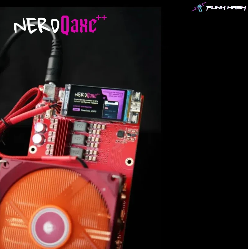 NerdQaxe++ ASIC Miner – 4.8TH/s NerdQAxe++ Minerador doméstico Bitcoin NerdQAxe++