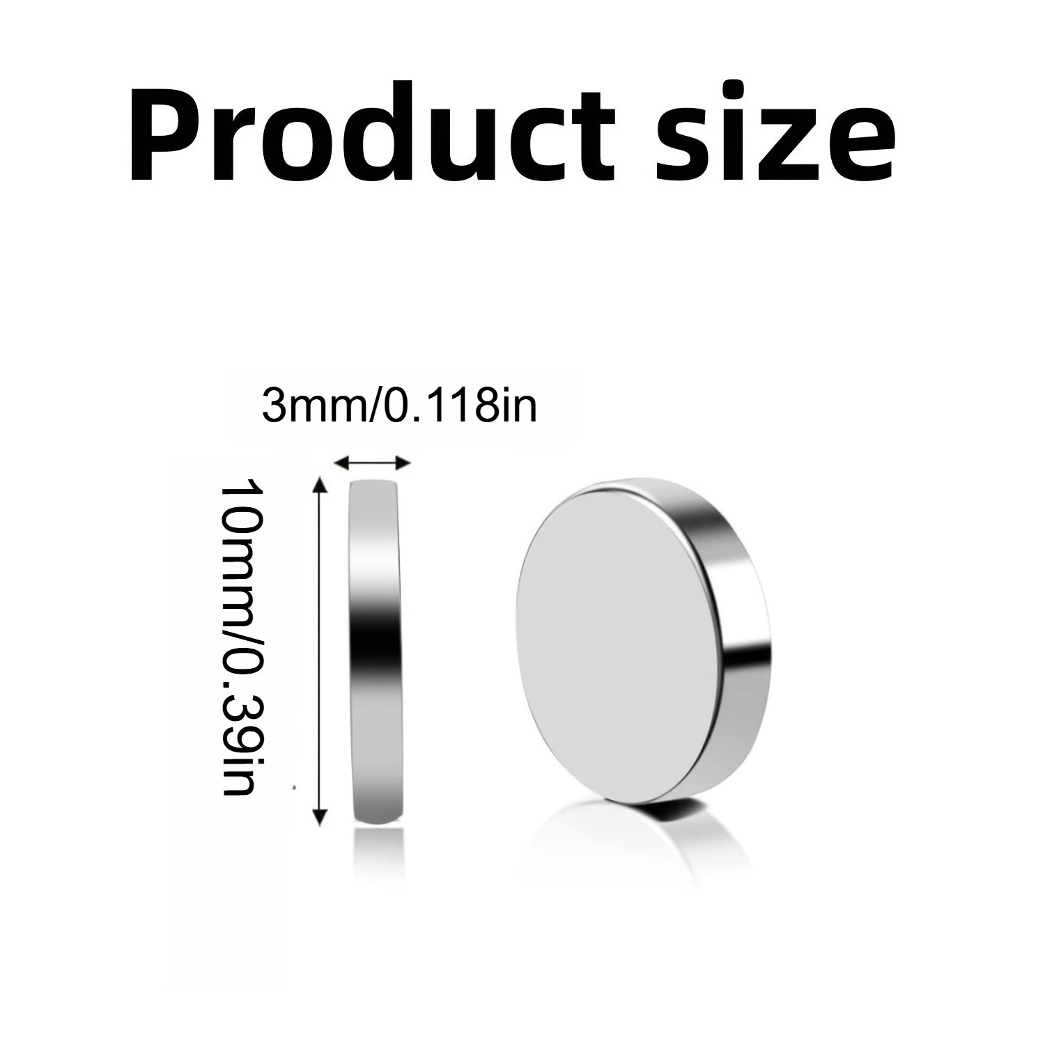 10x1/10x2/10x3mm-20/50/100pcs 사무실에 널리 사용되는 원형 냉장고 자석 DIY 화이트 보드, 주방 도구 보관 네일 아트