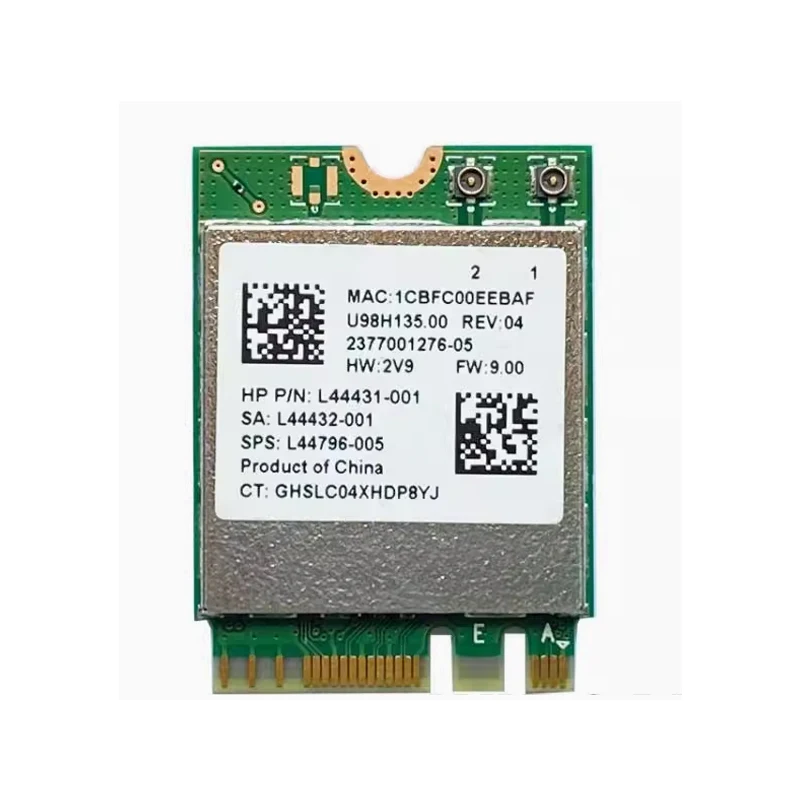 Original RTL8822CE 5G Dual-band Gigabit Built-in Wireless Network Card 5.1 Bluetooth M.2 1200M Suitable