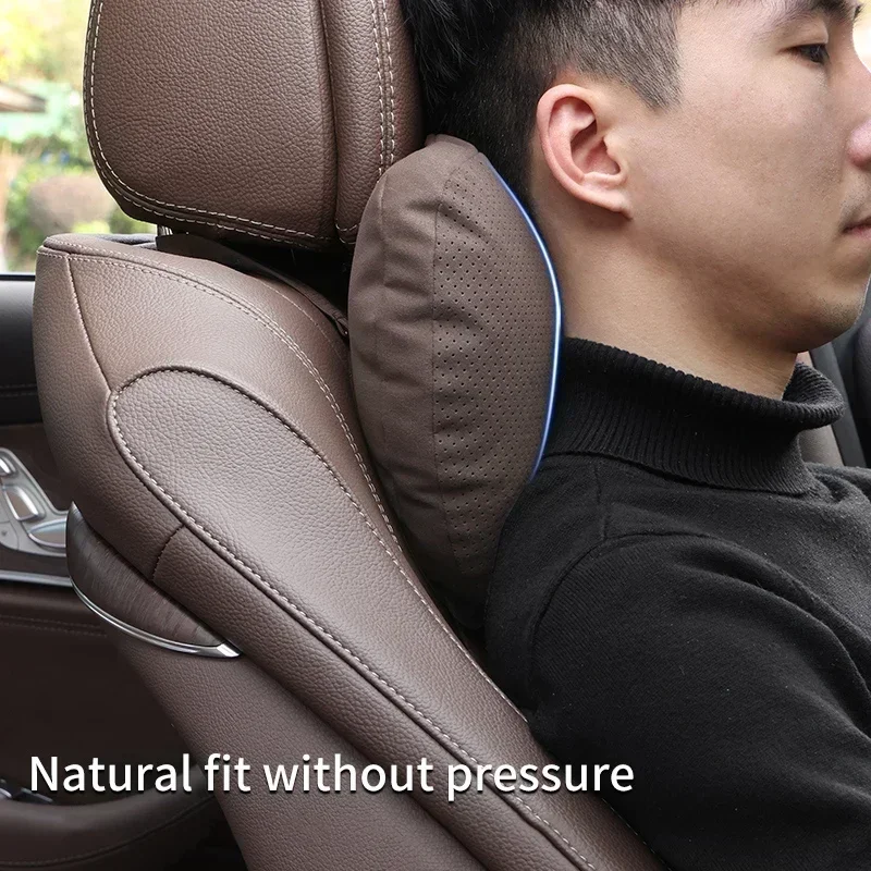 NEW Top Quality Car Headrest Neck Support Seat For Maybach Design S Class Soft Universal Adjustable Car Neck Pillow Waist pillow