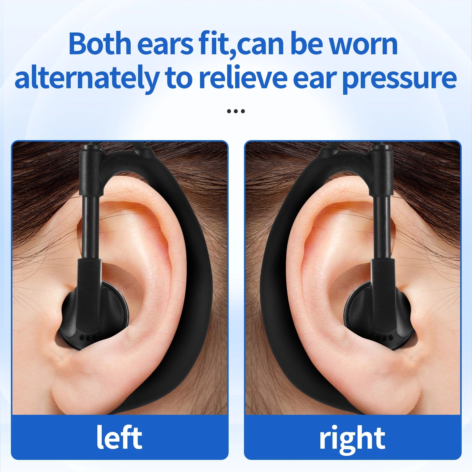 新しい聞くだけイヤホンオーディオケーブルインターホンイヤホンヘッドセットアクセサリーラジオアクセサリー有線エアチューブ 3.5 ミリメートルイヤホン