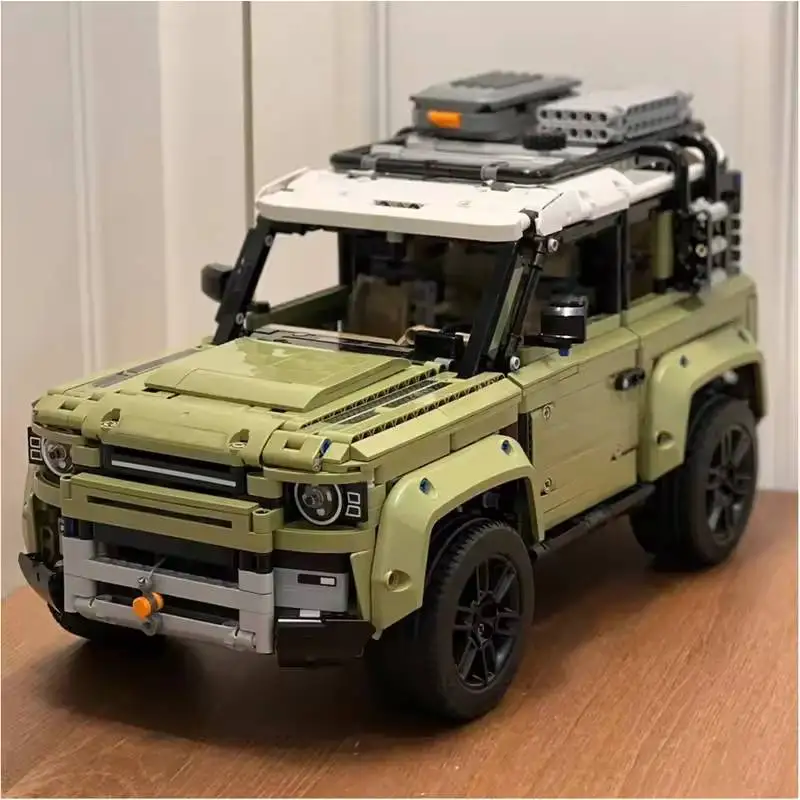 2573 pz MOC Tecnico Terra Fuoristrada Defender Auto Building Blocks 1:8 SUV Assemblare Mattoni Veicolo per I Ragazzi Regalo Per Adulti Complementi Arredo Casa