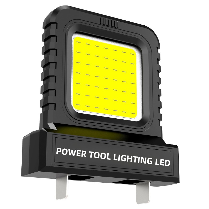 Acessórios para ferramentas elétricas, luz de trabalho led para makita, milwaukee, dewalt, bosch, dayi lomvum zhipu 18v-21v bateria de íon-lítio