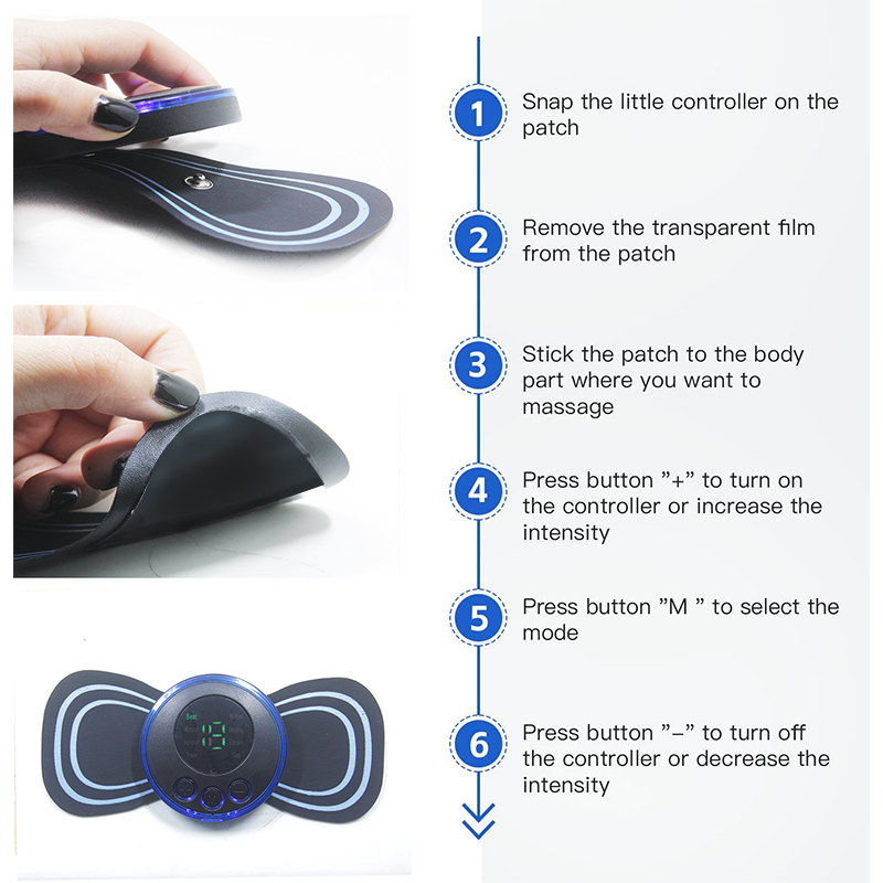 Remendo de substituição para massageador de pescoço com 10 remendos com desconto para corpo, pescoço, ombro e costas, dispositivo de substituição de massageador