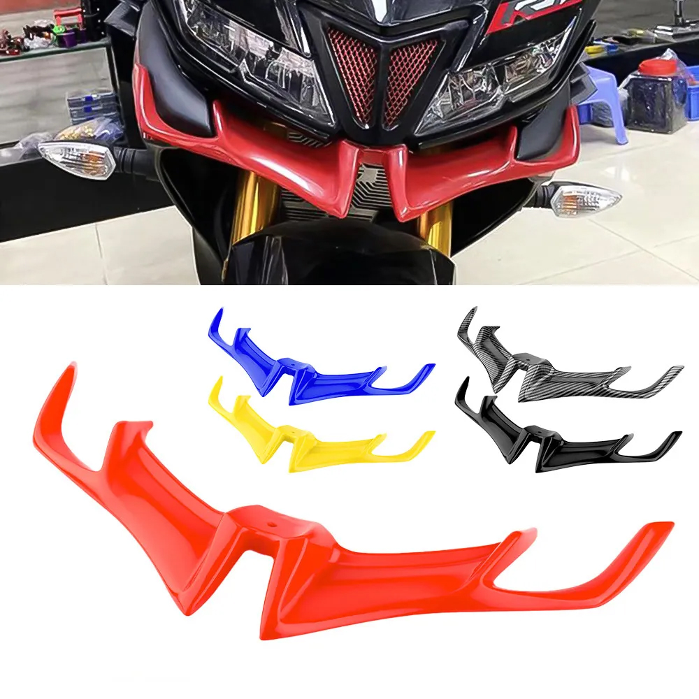 Clearance_Motorcycle New Front Fairing Winglet Wing Cover Trim For YAMAHA R15 V3 2017 2018 2019 2020 2021 Shark Fin Beak Moto Ac