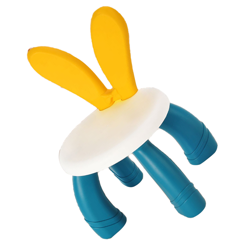  Rabbit Ears Bench Kids Footstool Children's Dresser Kindergarten Chairs for Table Plastic