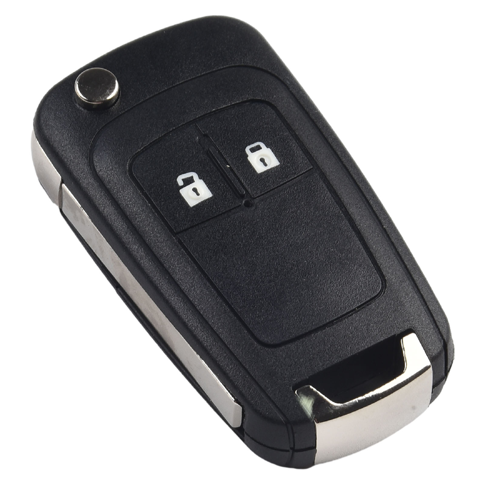 2-knops auto-opvouwbare sleutelbehuizing vervangende opvouwbare sleutel voor Opel Astra J voor Corsa E autosleutel shell fob beschermhoes