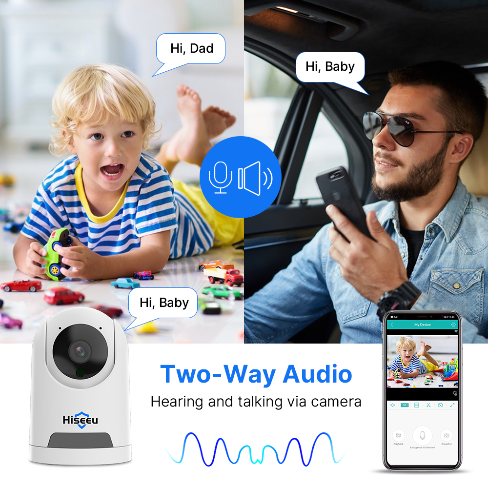 Hiseeu WIFI PTZ 2k 4MP