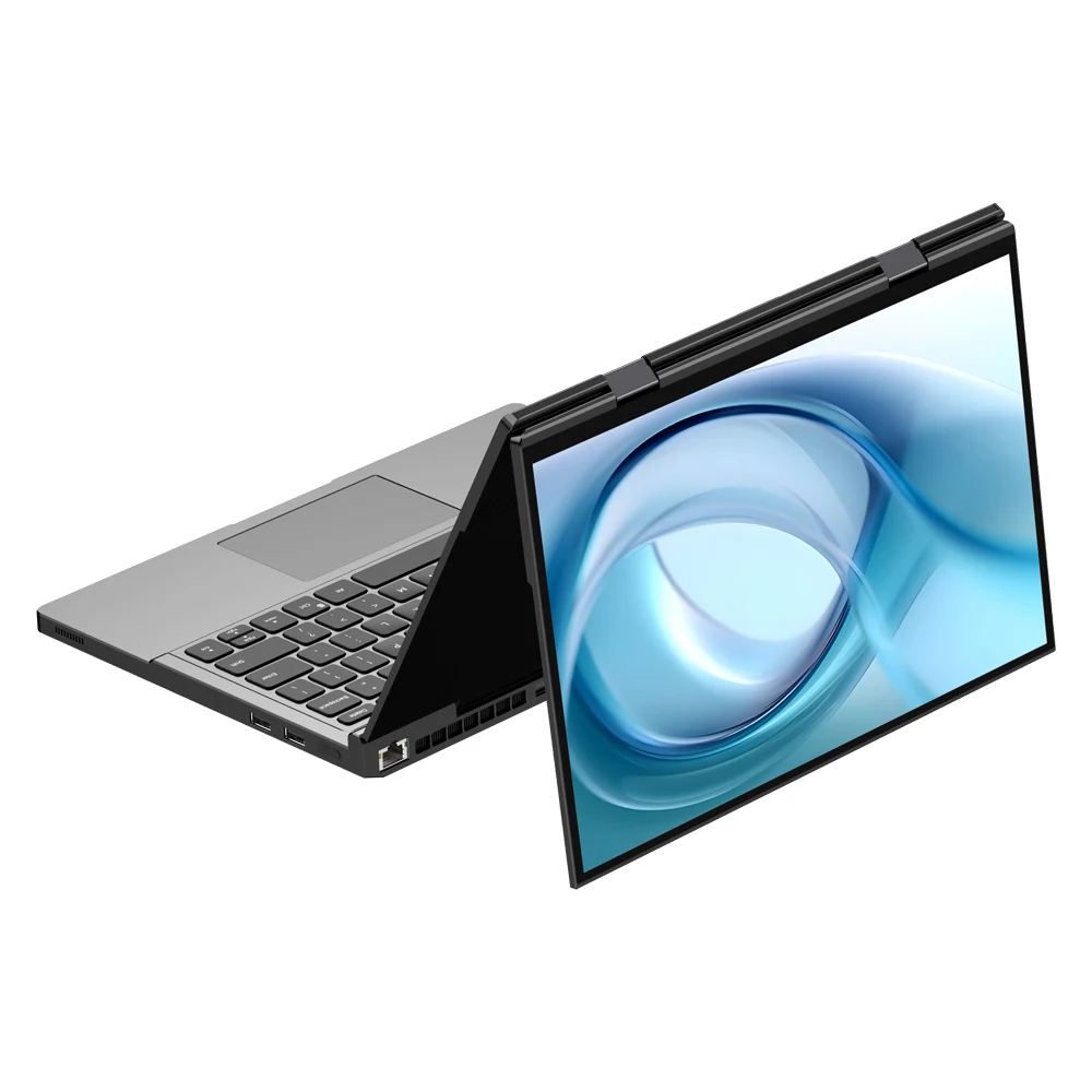 GPD DUO mini PC 13 Inch Dual Touch Screen AMD AI 9 HX 370 Processor Can be flipped 180 64GB RAM 2TB SSD Portable Business Laptop
