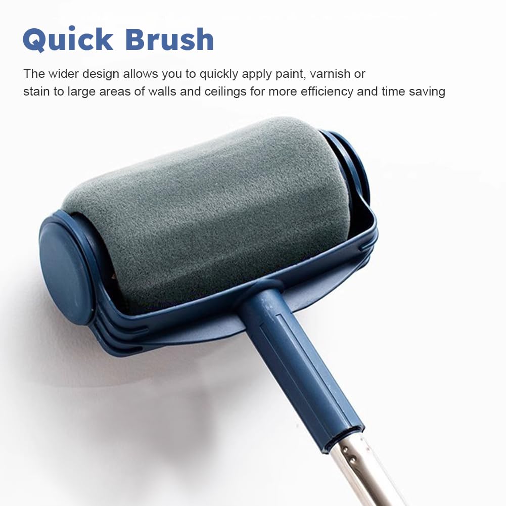 1 Stuks Hervulbare Verfroller Diy Thuis Muur Versieren Runner Plafond Verfroller Geen Drip Kit Roller Kwast Voor plafonds Muren