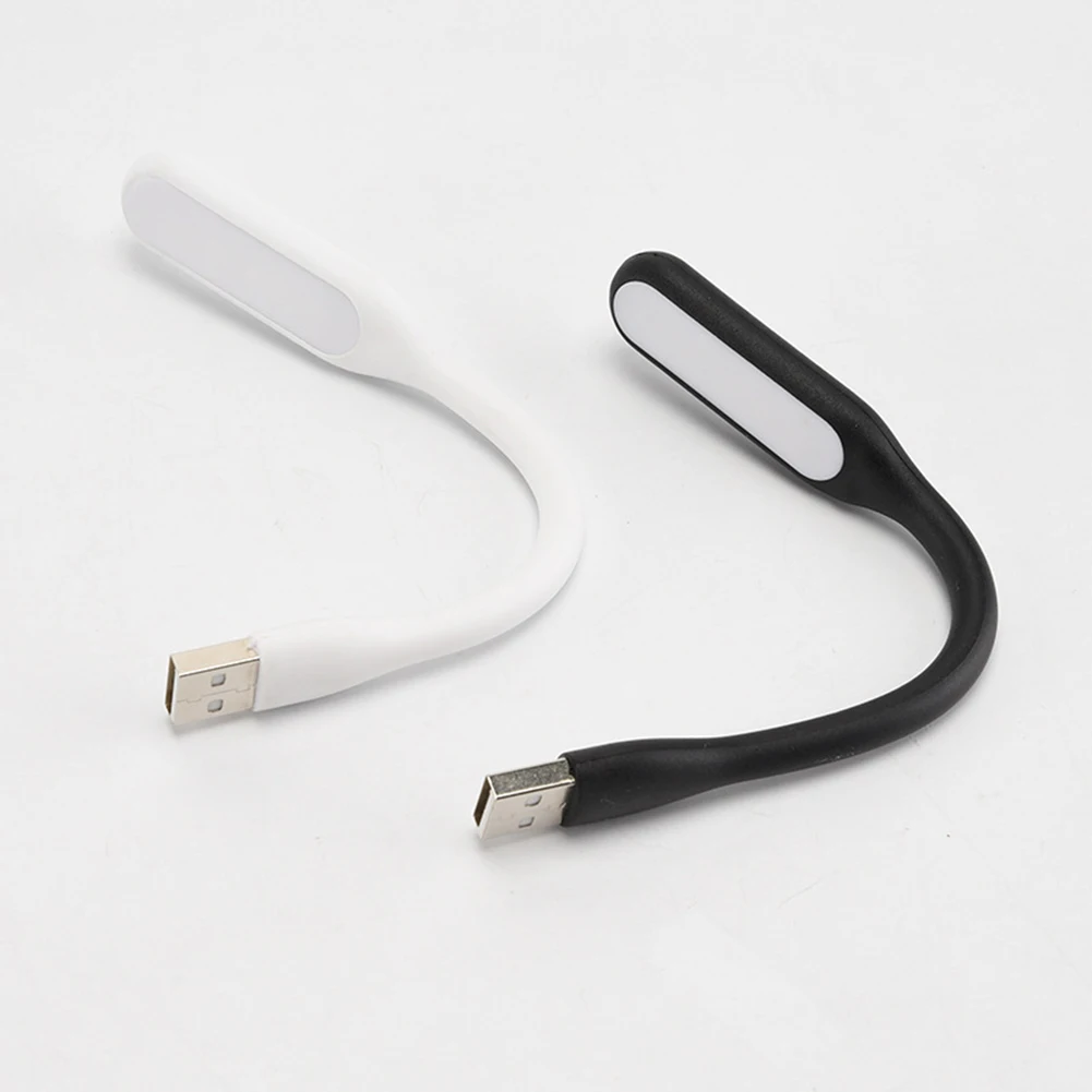 Luces nocturnas LED USB, lámpara de lectura para libros, iluminación Flexible y plegable para Notebook
