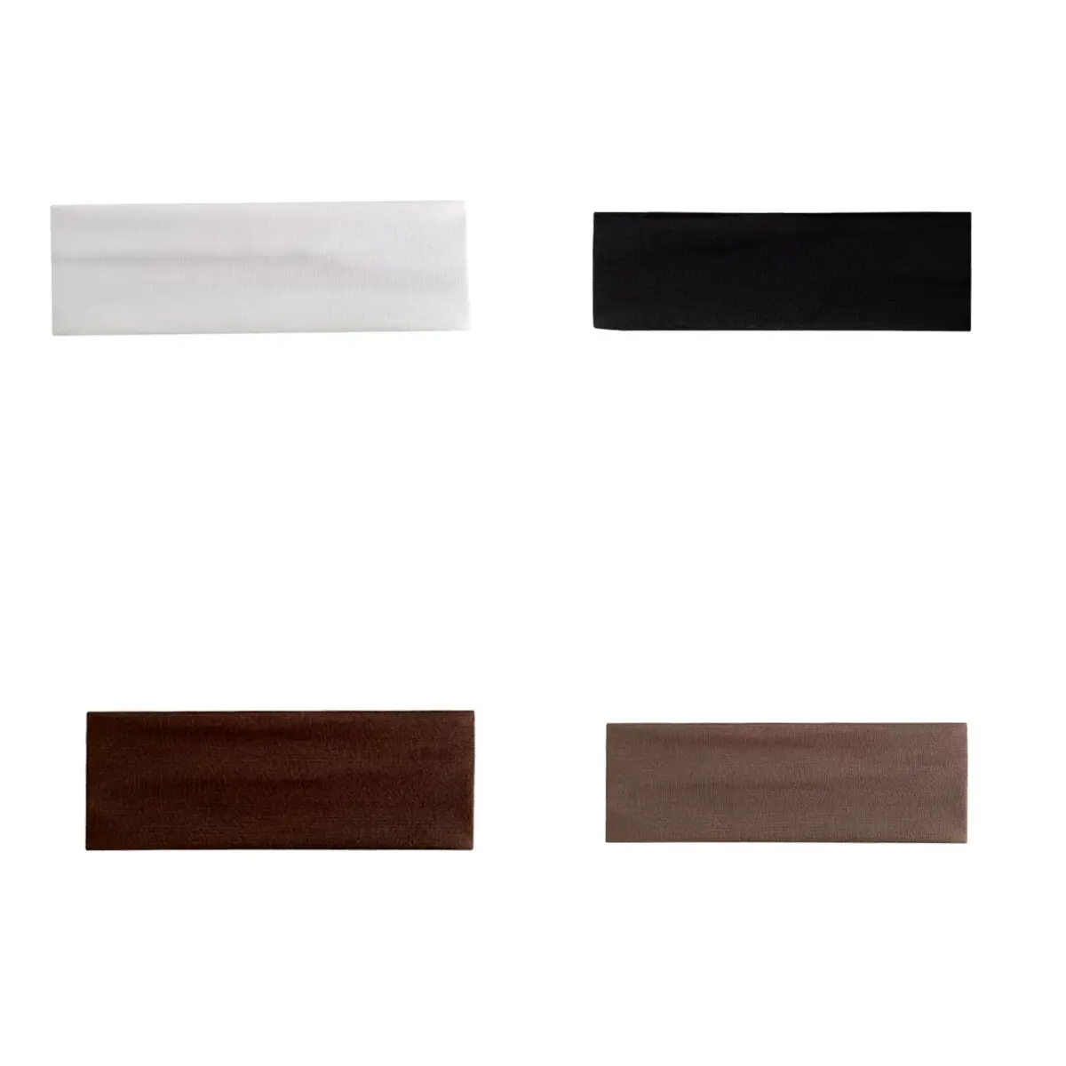 4 pçs simples moda feminina cor sólida elástico hairbands bonito lavagem rosto maquiagem faixa de cabelo vintage esportes correndo yoga headbands